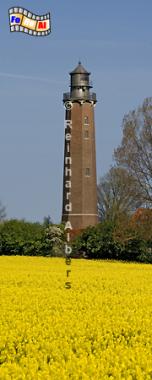 Schleswig-Holstein - Leuchtturm Neuland bei Behrensdorf an der Ostseekste, Leuchtturm, Schleswig-Holstein, Neuland, Behrensorf, Ostsee, Albers foral. Foto