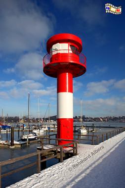 Neuer Leuchtturm im Hafen von Eckernf�rde, Leuchtturm, Phare, Lighthouse, Eckernf�rde, Ostsee, Foto, foreal, Albers,