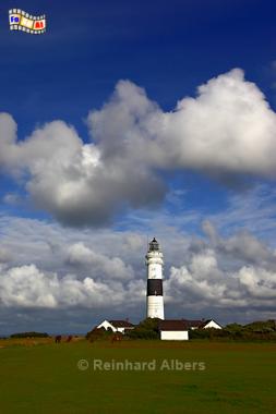 Insel Sylt - Leuchtturm bei Kampen., Leuchtturm, Phare, Lighthouse, Kampen, Sylt, Nordseekste, Albers, Foto, foreal,