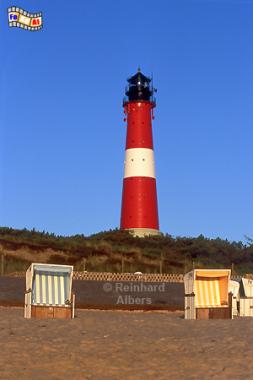 Hrnum in der Morgensonne, Leuchtturm, Lighthouse, Phare, Sylt, Hrnum, Foto, Albers, foreal,