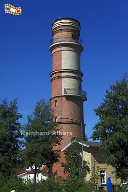Travemnde, der gemauerte Leuchtturm aus dem Jahr 1539 hat eine Hhe von 31 m., Leuchtturm, Lighthouse, Phare, Travemnde, Ostsee, Lbeck, Bucht, Albers, Foto, foreal,
