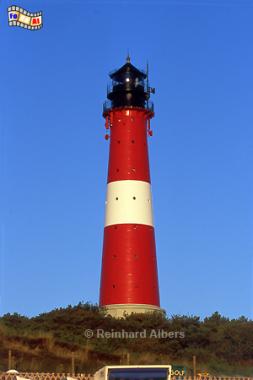 Leuchtturm von Hrnum auf der Insel Sylt., Leuchtturm, Lighthouse, Phare, Sylt, Hrnum, Foto, Albers, foreal,