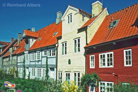Flensburg: Oluf-Samson-Gang Rckseite, Schleswig-Holstein, Flensburg, Oluf, Samson, Gang, Albers, Foto, foreal,