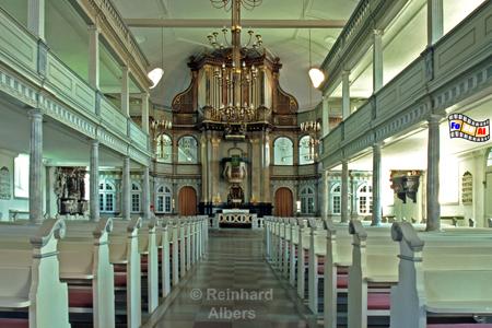 Kappeln - Nikolaikirche von innen, Kappeln, Nikolaikirche, Schlei, Schleswig-Holstein, Albers, Foto, foreal,