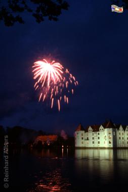 Glcksburg - Feuerwerk zum Schlossjubilum, Glcksburg, Schloss, Wasserschloss, Foto, foreal, Albers,