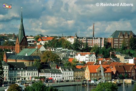Flensburg, Flensburg, Hafen, Frde, Marienkirche, Schleswig-Holstein, Albers, Foto, foreal,