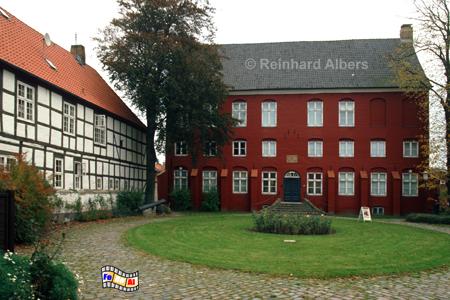 Schleswig - Der Gnderothsche Hofkomplex beherbergt heute das Stadtmuseum, Schleswig, Stadtmuseum, Gnderothsche, Hof, Albers, foreal, Foto,