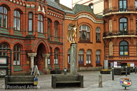 Flensburg - Willy Brandt Platz, Schleswig-Holstein, Flensburg, Willy, Brandt, Platz, Albers, Foto, foreal,