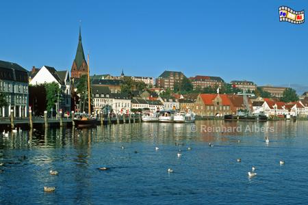Flensburg Frde Hafen, Flensburg, Hafen, Frde, Marienkirche, Schleswig-Holstein, Albers, Foto, foreal,