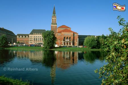 Rathaus + Oper am Kleinen Kiel, Kiel, Rathaus, Oper, Kleiner Kiel, foreal, Albers,
