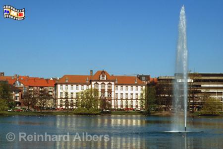 Kleiner Kiel mit Justizministerium im Hintergrund., Kiel, Kleiner Kiel, Justizministerium, Albers, Foto, foreal,