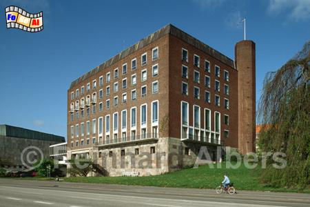 Das Kieler Schloss ist ein Neubau aus der Nachkriegszeit., Kiel, Schloss, Albers, Foto, foreal,