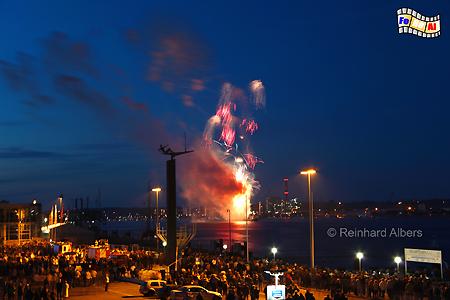 Feuerwerk Kieler Woche 2009, Kiel, Kieler Woche, Feuerwerk, foreal, Foto, Albers,