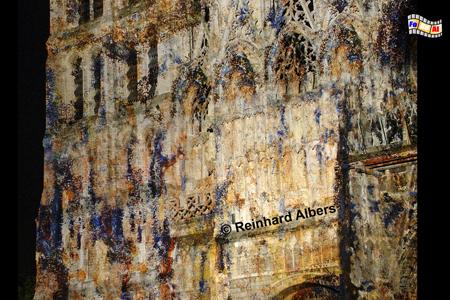 Rouen - Kathedrale
Monet aux pixels, dabei wird die Fassade der Kathedrale im Stil der Gemlde von Claude Monet angestrahlt., Normandie, Rouen, Kathedrale, Monet, Monet aux pixels, foreal, Foto, Albers