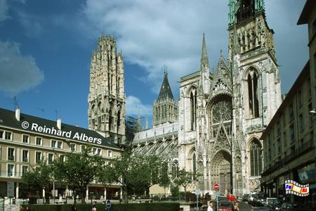 Rouen - Kathedrale, Normandie, Rouen, Kathedrale, foreal, Foto, Albers