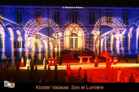 Kloster Valasse - Son et lumire
(Licht- und Tonfestspiele), Normandie, Valasse, Kloster, Son, Lumire, Albers, foreal, Foto