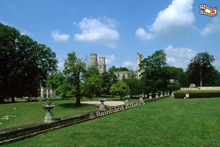 Klosterruine Jumiges, Normandie, Jumiges, Kloster, Albers, foreal, Foto