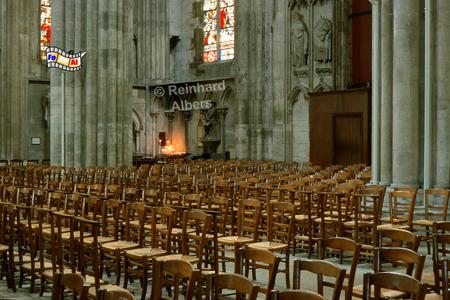 Rouen - Kathedrale Notre Dame Innenaufnahme, Normandie, Rouen, Kathedrale, foreal, Foto, Albers