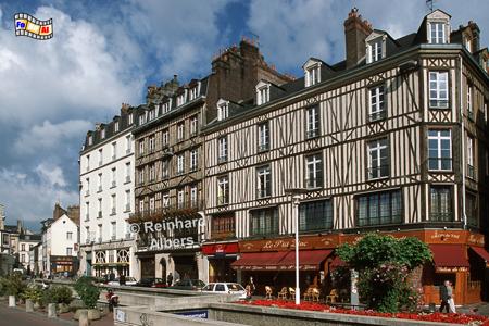 Rouen - Place du Vieux March�, Normandie, Altstadt, Rouen, Vieux, March�, Place, Albers, Foto, foreal