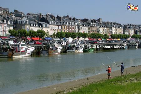 Das Fl�sschen Touques trennt die Seeb�der Trouville und Deauville., Normandie, Trouville, Deauville, Touques, Albers, foreal, Foto