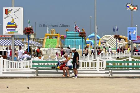 Trouville - Strandanimationen, Normandie, Trouville, Seebad, Albers, Foto, foreal