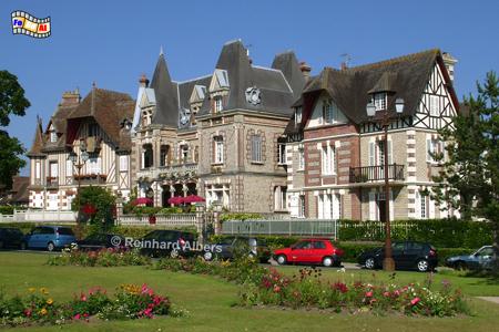 Cte Fleurie - Blumenkste.
Typische Fachwerkhuser in Cabourg., Normandie, Cabourg, Cte, Fleurie, Blumenkste, Albers, Foto, foreal