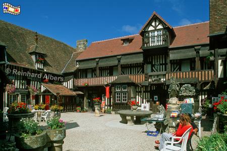 Dives-sur-Mer - Village Guillaume-le-Conqu�rant., Normandie, Dives, Guillaume, Village, Eroberer, Foto, Albers, foreal