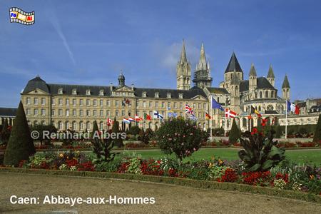 Caen - Abbaye-aux-hommes, Normandie, Caen, Kloster, Abbaye, Foto, foreal