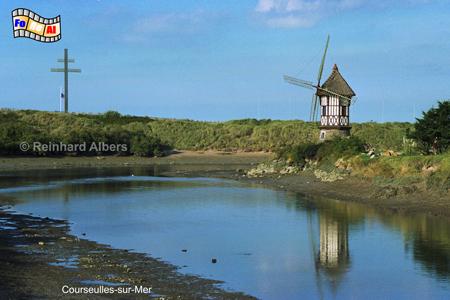 Courseulles-sur-Mer - Windmhle, Normandie, Courseulles, Landung, Windmhle, Albers, foreal, Foto