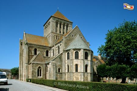Lessay Klosterkirche, Normandie, Lessay, Kloster, Kirche, Foto, foreal