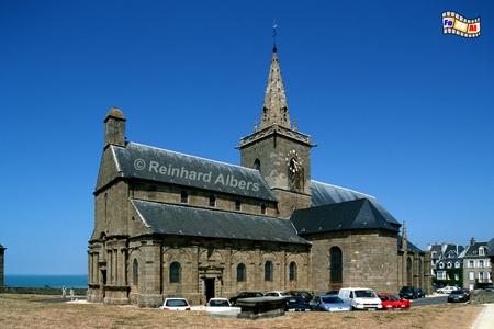 Granville - �glise Notre Dame, Kirche der Oberstadt (Haute ville)., Normandie, Granville, Oberstadt, Haute, Ville, Albers, Foto, foreal