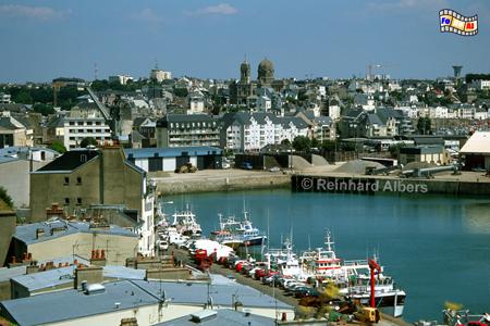 Granville - Stadt und Hafen, Normandie, Granville, Albers, Foto, foreal, Hafen