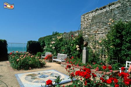 Granville - Park/Garten vom Museum f�r Christian Dior., Normandie, Granville, Christian, Dior, Museum, Geburtshaus, Albers, Foto, foreal