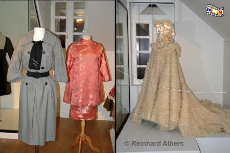 Granville - Museum fr Christian Dior in seinem Geburtshaus.
Von Dior entworfene Haute Couture., Normandie, Granville, Christian, Dior, Museum, Geburtshaus, Couture, Mode, Albers, foreal, Foto