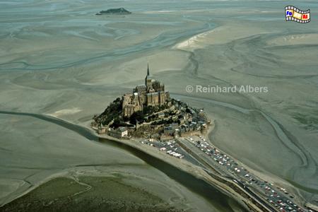 Mont-Saint-Michel aus der Luft, Normandie, Foto, foreal, Mont St.-Michel,