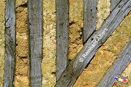 Das normannische Fachwerk beeindruckt durch seine Vielfalt an Formen und Farben., Normandie, Auge, Pays, Fachwerk, Albers, Foto, foreal