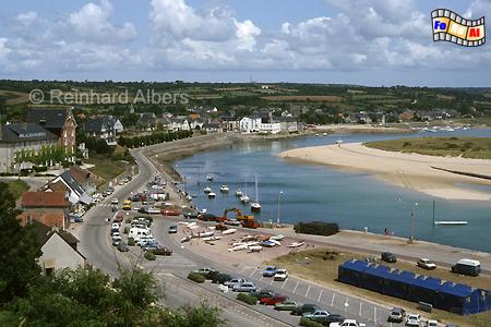 Hafen von Carteret auf der Halbinsel Cotentin., Normandie, Carteret, Hafen, Cotentin, Albers, foreal, Foto