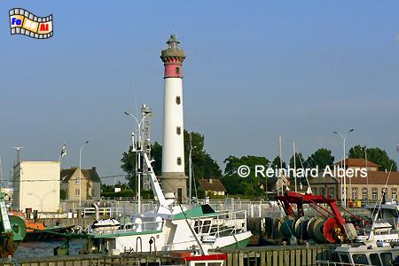 Ouistreham - Leuchtturm an der Orne-Mndung, Normandie, Leuchtturm, Orne, Ouistreham, Phare, Albers, foreal, Foto