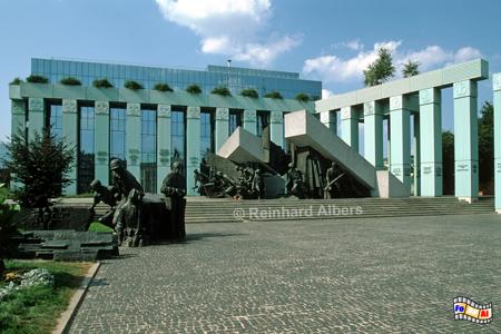 Das 1989 enthllte Denkmal erinnert an den Warschauer Aufstand von 1944, Polen, Warschau, Warszawa, Foto, foreal, Aufstand, Denkmal