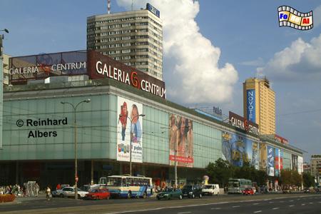 Gesch�ftszeile an der Marszalkowska-Stra�e, Polen, Polska, Warschau, Warszawa, Marszalkowska, Albers, foreal, Foto,