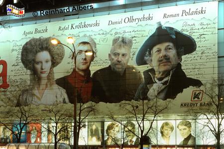 Filmplakat mit Roman Polanski an der 