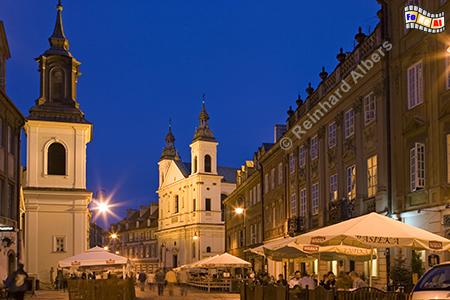 Ulica Freta am Abend, Polen, Warschau, Warszawa, Freta, Albers, Foto, foreal,