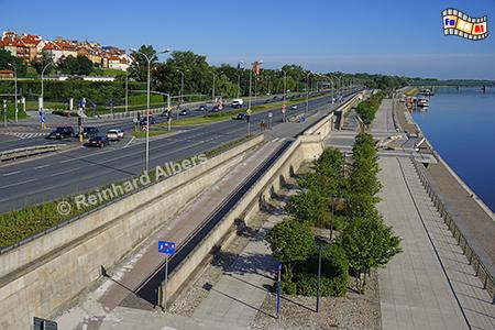 Weichselufer/Promenade, Polen, Polska, Warschau, Warszawa, Weichsel, Ufer, Promenade, Foto, foreal, Albers