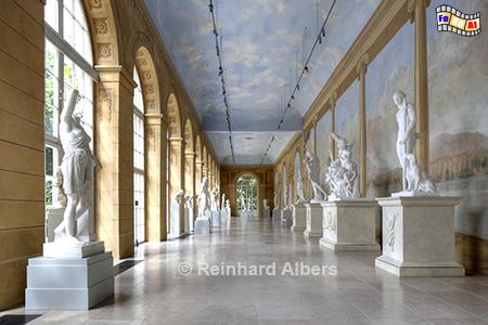 Lazienki-Park - Skulpturengalerie in der Alten Ornagerie, Polen, Polska, Warschau, Warszawa, Orangerie, Skulpturen, Galerie, Foto, foreal, Albers