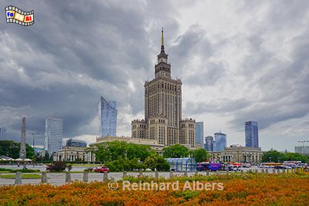 Kulturpalast, Polen, Polska, Warschau, Warszawa, Kulturpalast, Foto, foreal, Albers