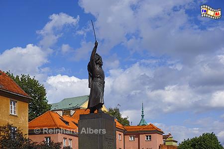 Jan Kiliński brachte es vom Schuster zum Armeegeneral und fhrte den Aufstand 1794 in Warschau., Polen, Warschau, Warszawa, Aufstand, Kilinski, Foto, foreal