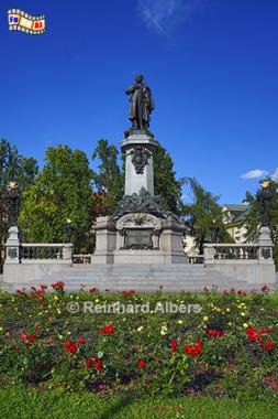 Adam Mickiewicz-Denkmal, Polen, Polska, Warschau, Warszawa, Mickiewicz, Denkmal, Albers, Foto, foreal,