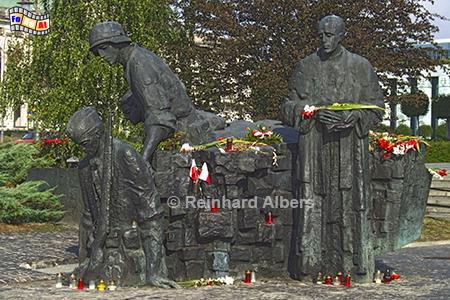 Denkmal zur Erinnerung an den Warschauer Aufstand von 1944, Polen, Polska, Warszawa, Warschau, Aufstand, Denkmal, Foto, foreal, Albers