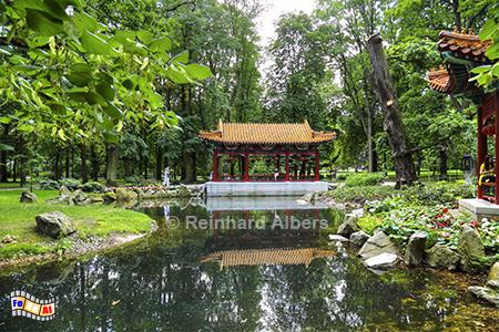Asiatischer Pavillon im Lazienki-Park, 
