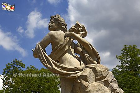 Skulptur beim Palast auf der Insel im Lazienki-Park, Polen, Polska, Warschau, Warszawa, Lazienki, Park, Skulptur, Palast, Albers, Foto, foreal,